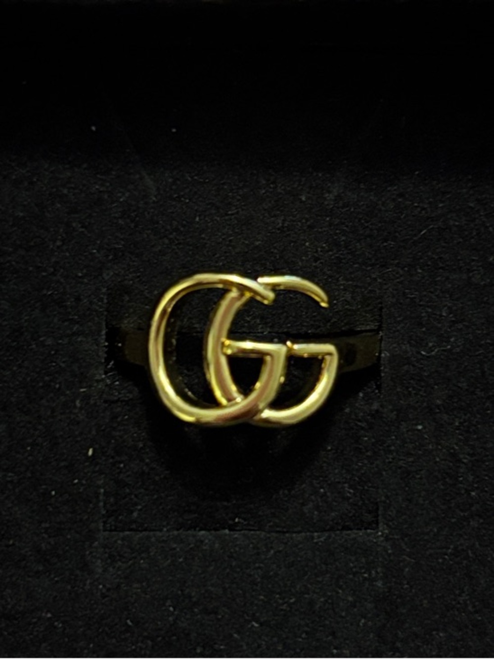GG Gold Statement Ring